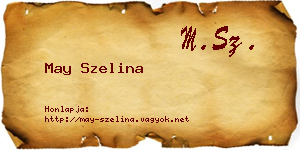 May Szelina névjegykártya